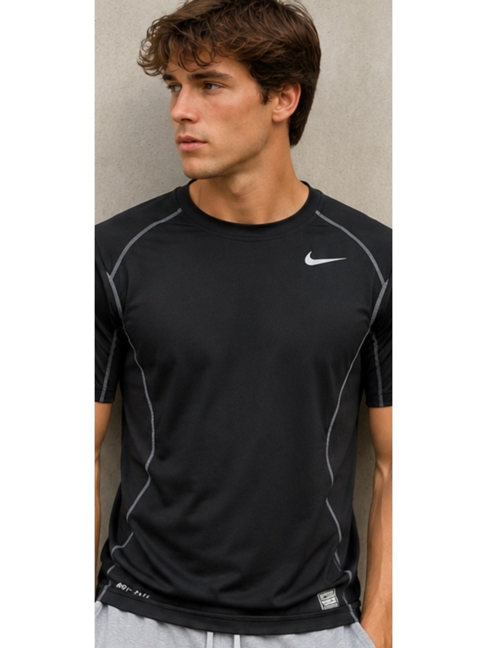 Nike Pro Combat Dri-FIT Fitted Athletic Training  Shirt